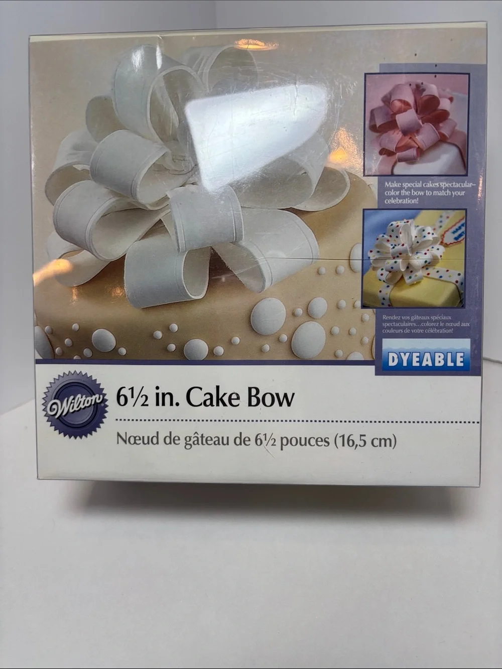 Wilton White Cake Bow & Decorating Accents Kit